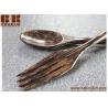China Eco-friendly customized handmade wooden forks for wedding tableware factory