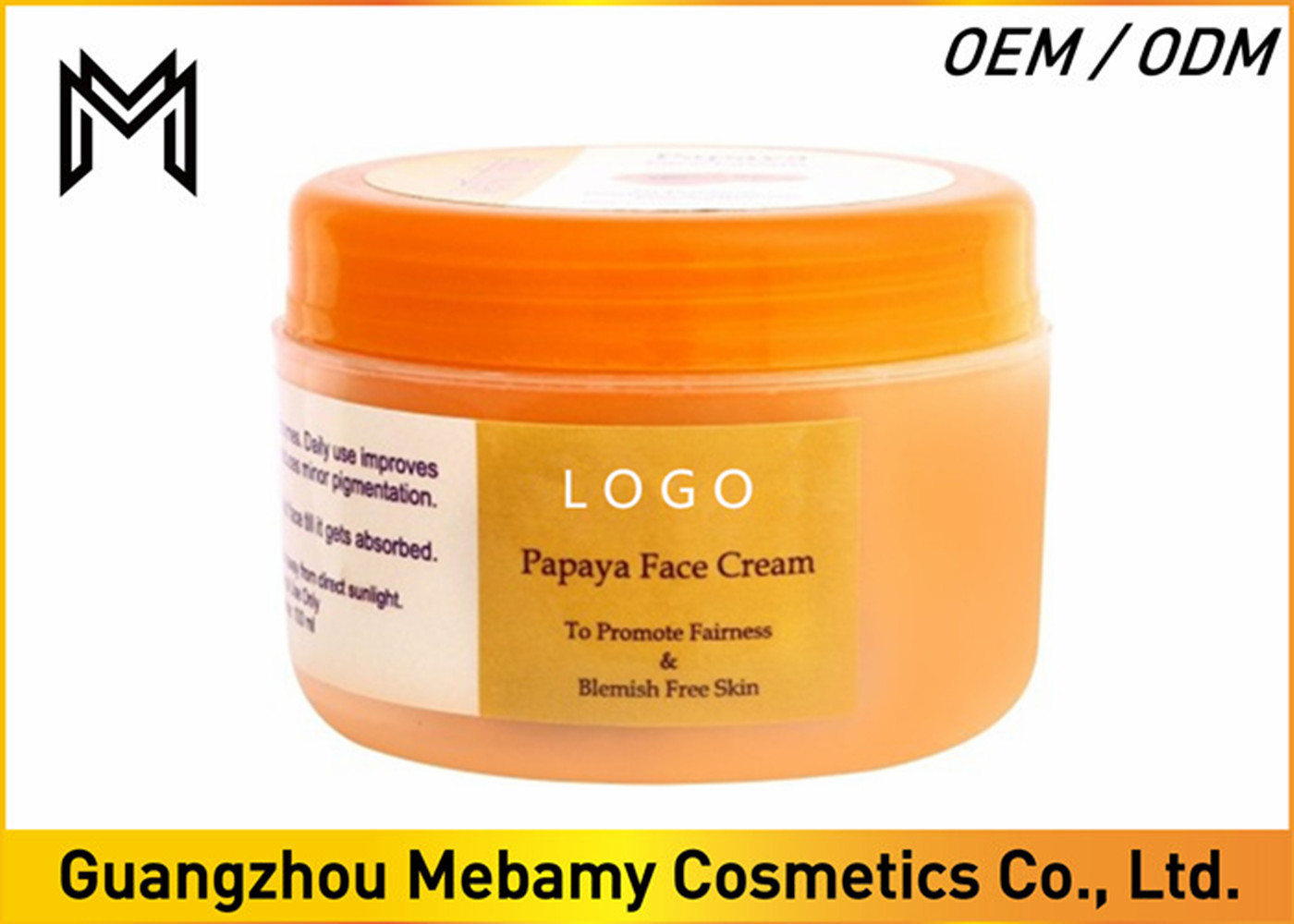 China Skin Whitening Face Cream Womens Face Creams Papaya Extract Reduces Dark Spots factory