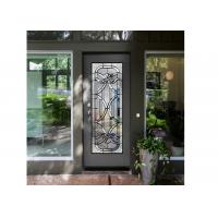 China Antique Decorative Panel Glass , Solid Flat Tempered Glass Panels For Building for sale