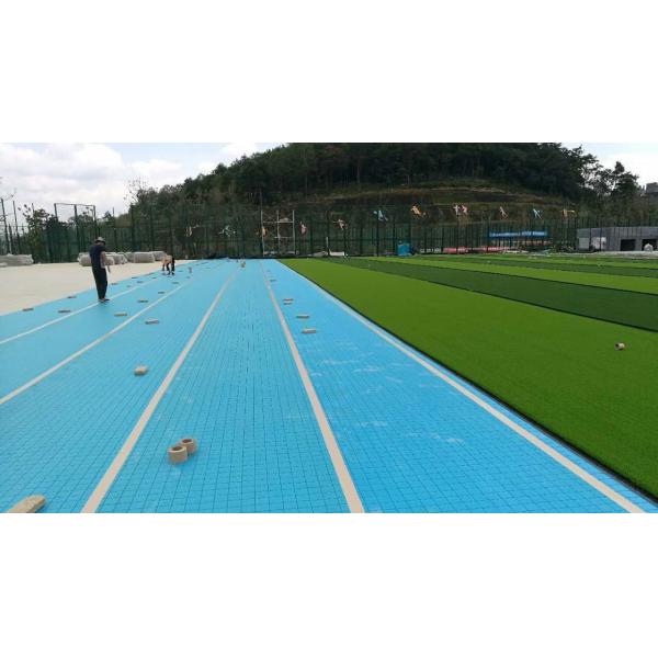 Quality 8mm 15mm 30mm Artificial Grass Drainage Underlay For Turf Shock Pad FIFA Standard for sale