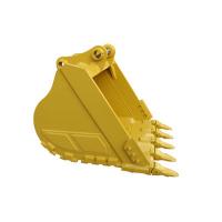 Quality Komatsu PC200 Excavator Digging Bucket With 0.9-5 Cbm Volumn Yellow Color for sale