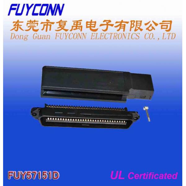 Quality TYCO RJ21 64 Pin Centronic Champ IDC Plug Side Entry Connector with Plastic Cover Certificated UL for sale
