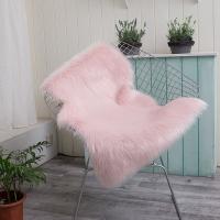 China Decorative Washable Sheepskin Couch Throw Chair Seat Cushion factory