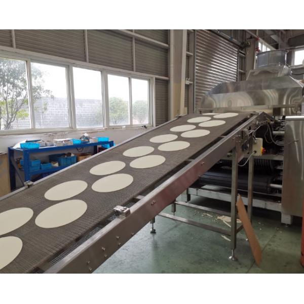 Quality G650 Industrial tortilla Production Line of 304 stainless steel equipped with touch screen for high capacity demand for sale