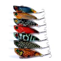 China Full Swimming Layer Painted VIB Fishing Hard Bait Lure 7 Colors 5.8CM 8# Hook factory
