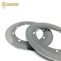 China Cardboard Carbide Disc Cutter , Tungsten Carbide Blade Slitter Knives factory