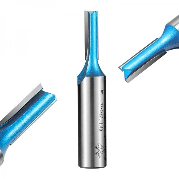 Quality Anticorrosive Straight Flute Drill Bit , Multifunctional Straight Cut Router Bit for sale