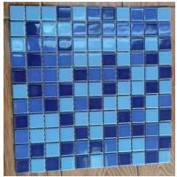 China Acid Resistant Glass Marble Mosaic Porcelain Tile 600 X 600mm Customized factory