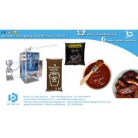 China BBQ sauce Pizza sauce 3KG pouch packaging machine, with rotor pump BSTV-550P factory