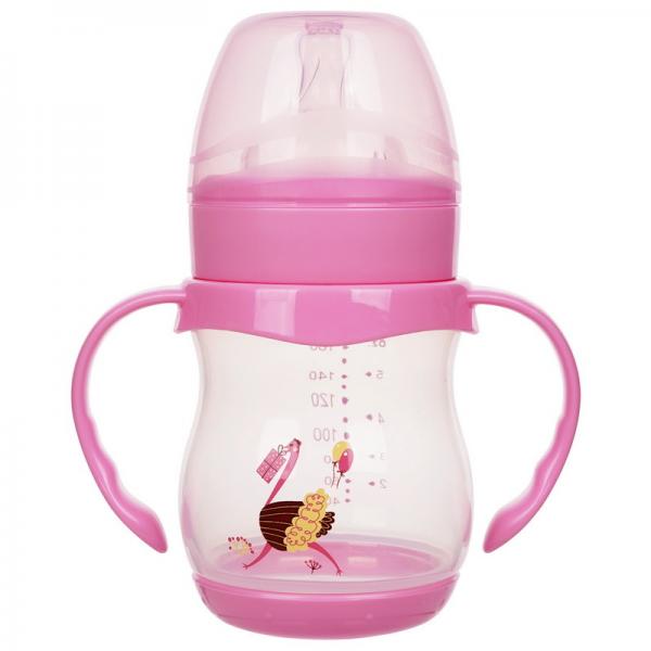 Quality Double Handle PP 6oz Polypropylene Baby Bottles for sale
