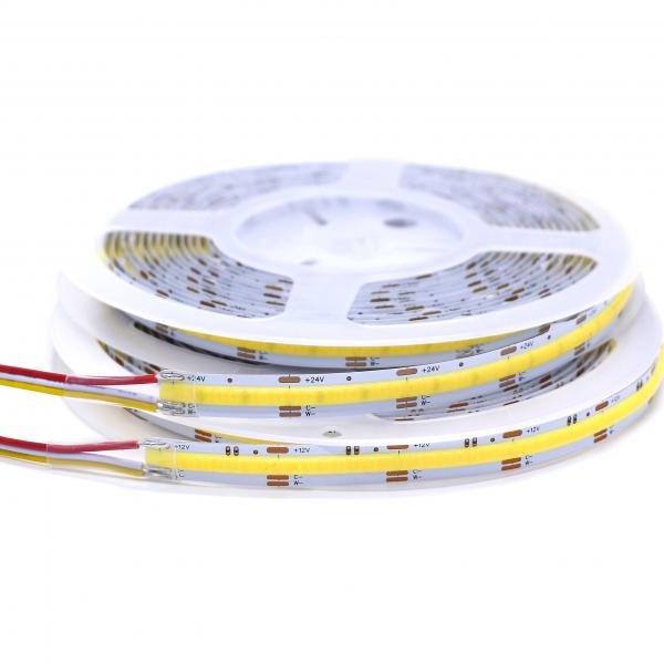 Quality Warm White 608 Led/M Flexible COB LED 3200k 90 Cri Led Strip CCT Turnable for sale