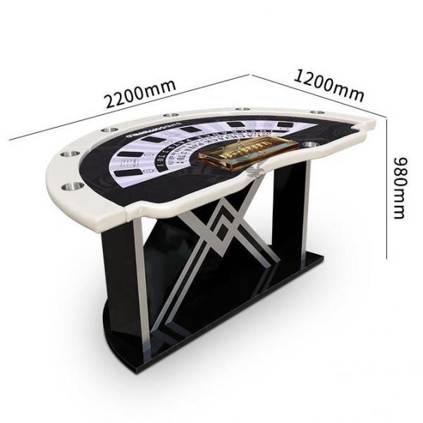 Quality Professional Casino Poker Table Solid Wooden Luxury Blackjack Table for sale
