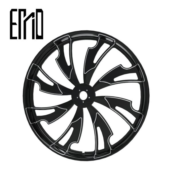 Quality INCA cacustom LG-19 Chrome Matte Gloss 21 Inch Front harley Motorcycle Alloy Wheel Rims for sale