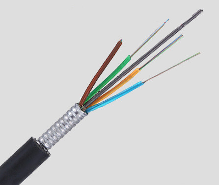 Quality Single Mode Optical Fiber Cable GYTS-24B1.3 Outdoor 24 Core G652D For Communication for sale