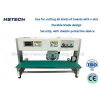 China 400mm Length PCB Board Cutting Machine Circular Blade Moving Low Force Stress HS-300 factory