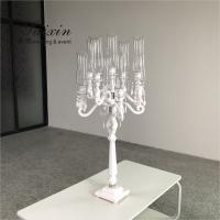China ZT-101W Luxury Wedding Party 9 Arms Candlestick Holders For Wedding Supplies factory