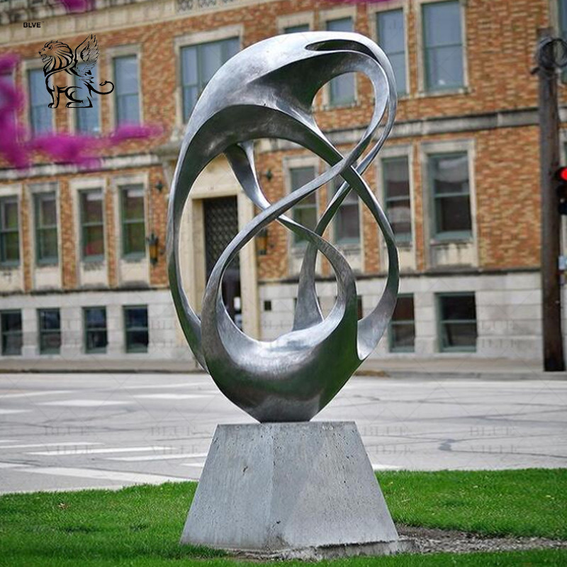 China Cast Aluminum Sculpture Unusual Abstract Metal Outdoor Art Sculptures Landscape Decor Large factory
