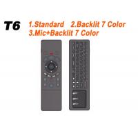 China T6 Air Mouse 2.4G Mini Wireless Keyboard Touchpad Remote Control for Android TV BOX factory