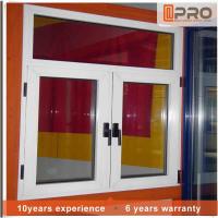 China Horizontal Aluminium Frame Casement Window , Double Panel French Casement Windows aluminum casement window price factory