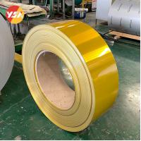 China Prepainted Color Coated Aluminum Strip Coil Sheet Roll PE PVDF Coating factory