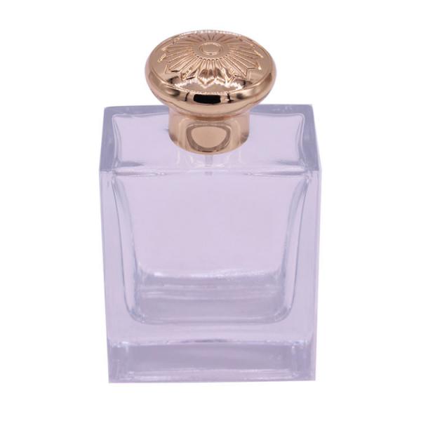 Quality 26 * 32 Gold Zinc Alloy Perfume Bottle Top Magnetic / Zamak Die Casting for sale
