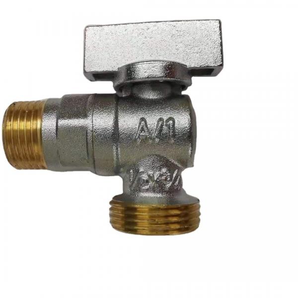 Quality 20MM~63MM Port Plumbing Brass Angle Ball Valve hydraulic Powered for sale