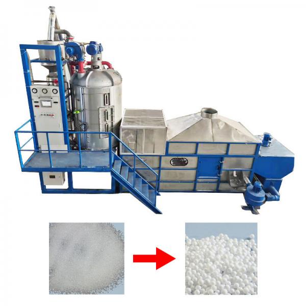 Quality EPS Foam Batch Preexpander With Drying Bed Blue or White for sale