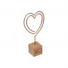 China Love Shape Memo Clips Photo Holders Office Desktop Clips For Photos Eco - Friendly factory