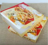 China Food Grade Flute Corrugated Custom Printed Size Caja Para Pizza Design Cardboard Carton Pizza Box factory