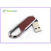 China Metal Brown Twist USB Sticks , Customized 4G High Speed USB Flash Drive factory