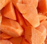 China Vitamins Contained Frozen Processed Food , Freezing Fresh Carrots IQF Technology factory