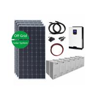 China Complete 10kw Off Grid Solar Power System 220vac Home Solar System for sale