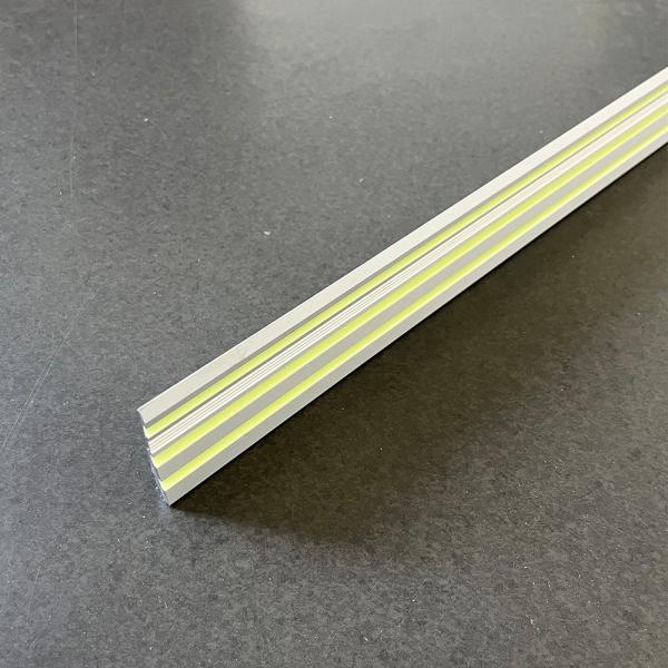 Quality OEM Photoluminescent Stair Markings Aluminum Stair Edging 2.8mm for sale