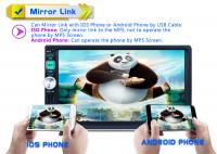 China 7159G Car MP5 Player Mirror Link 2 Din Gps Bluetooth Car Stereo Touch Screen factory