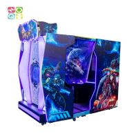 Quality Self Developed 3d Shooting Arcade Game Machine 2 Players 4d Aliens Swarm for sale