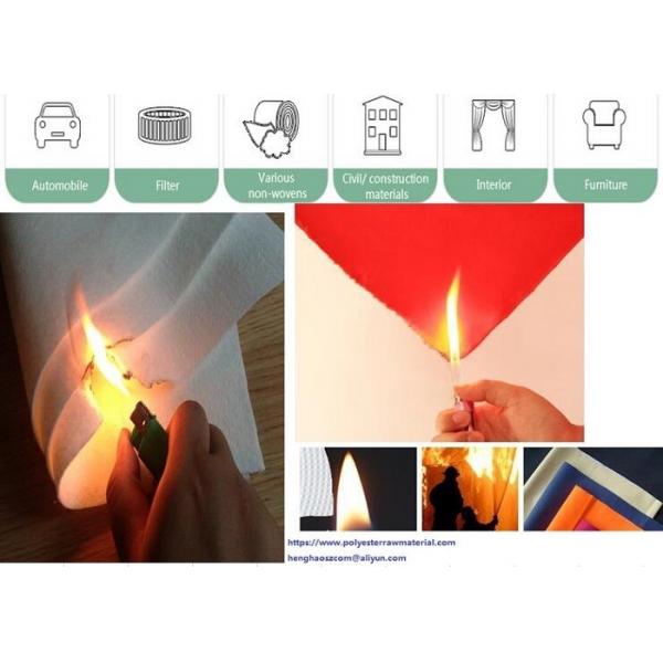Quality 7d Flame Resistant Fibers Fire Retardant for Non Woven Fabric for sale