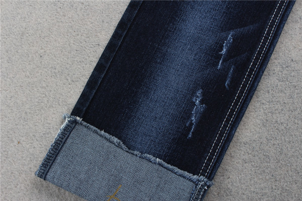 Quality 70.5% Cotton 26.5% Polyester 58 59" Pant Crosshatch Denim Fabric 10.5oz for sale