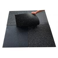 Quality Floor Sports 1.5cm Gym Interlocking Rubber Tiles / Mat for sale