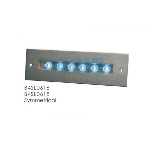 Quality B4SL0616 B4SL0618 Symmetrical or Asymmetrical Wall Recessed Linear LED Fountain Pool Lights OEM / ODM Available 12W for sale