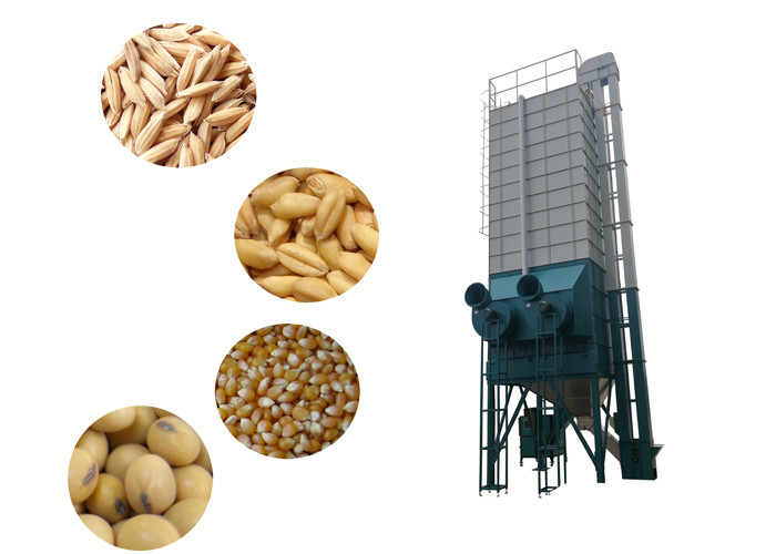 Quality Low Speed Auger Type Rice Drying Equipment 22 Ton With Low Broken Rate / Low for sale