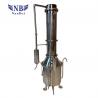 China Electric Heating Tower Double SS 200L/H Water Distilling Apparatus factory