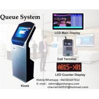 China Electronic Queuing Number System Wireless Touch Screen Ticket Dispenser factory