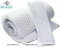 China KLAIR M5 M6 F7 F8 F9 Pocket Filter Media Roll With Expanded Diamond Shape Mesh Backing factory