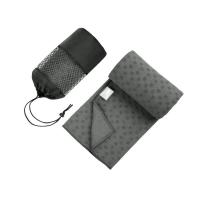 Quality Eco Friendly Non Slip Digital Printed Yoga Microfiber Mat Towel With Corner Pockets for sale