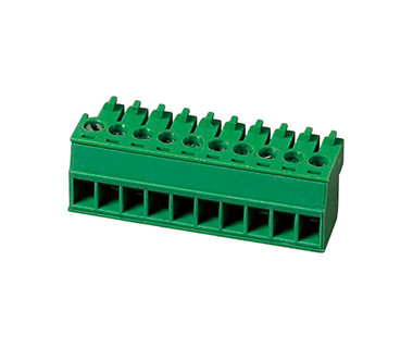 Quality CPT 3.50mm Pitch Electrical Connector Blocks , Pluggable Terminal Block With Crews 90° for sale