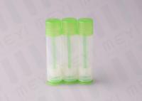China 5g Green Empty Chapstick Containers With UV Color Coating And Hot Stamping factory