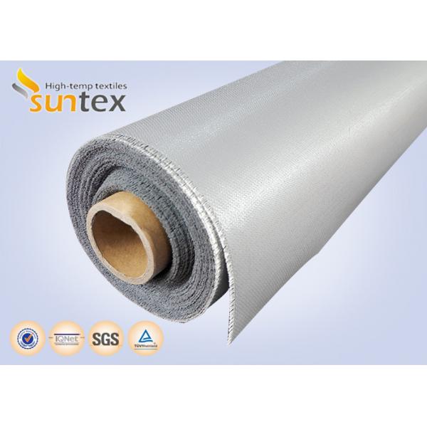 Quality 560g Silicone Cloth Fire Resistance Coating Fiberglass Fabric for Fireproof Curtain for sale