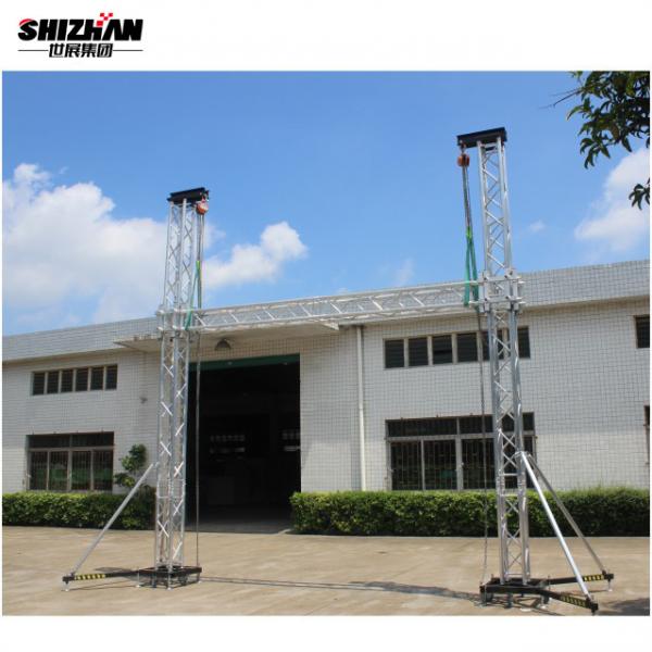 Quality Square Lightweight Lighting Truss Bolt Type Stage Lighting Scaffolding for sale