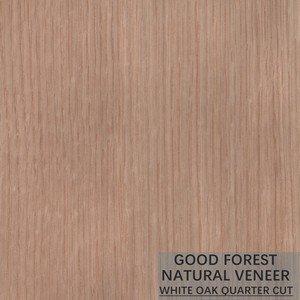 Quality Customized White Oak Wood Veneer Rough Smoked Oak Veneer ISO for sale