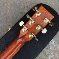 China Top quality D45 KOA wood acoustic guitar, Solid spruce top, Abalone inlays etc factory
